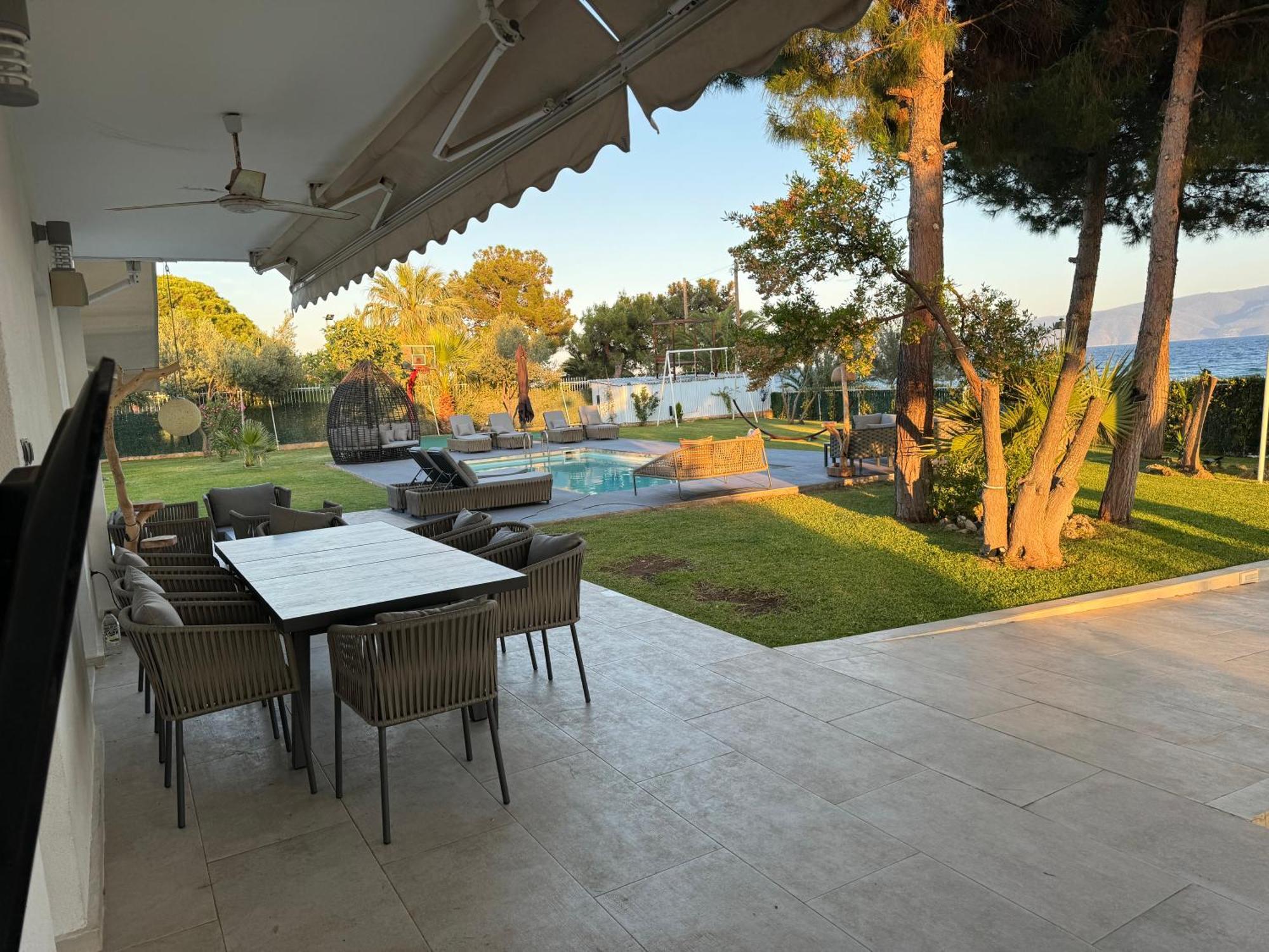 Zoza Luxury Villa Isthmia By The Sea With Private Pool Kalamáki Esterno foto